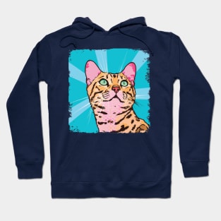 Ocicat Pop Art - Cat Lover Gift Hoodie